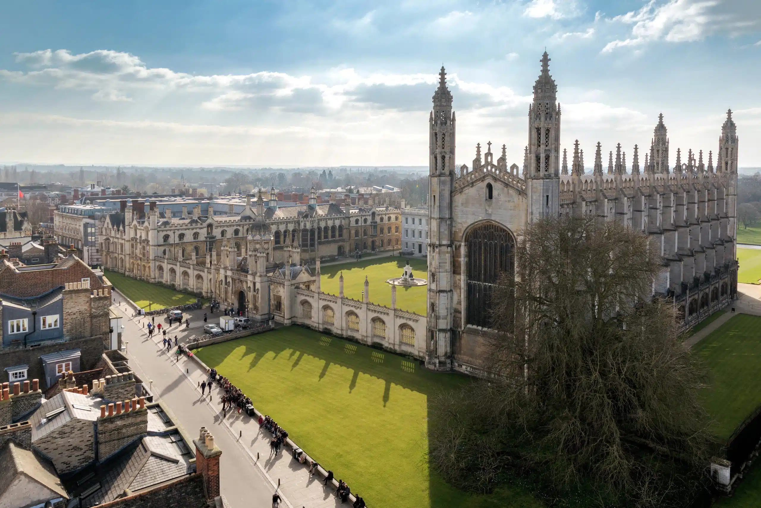 Cambridge,University,Top,View