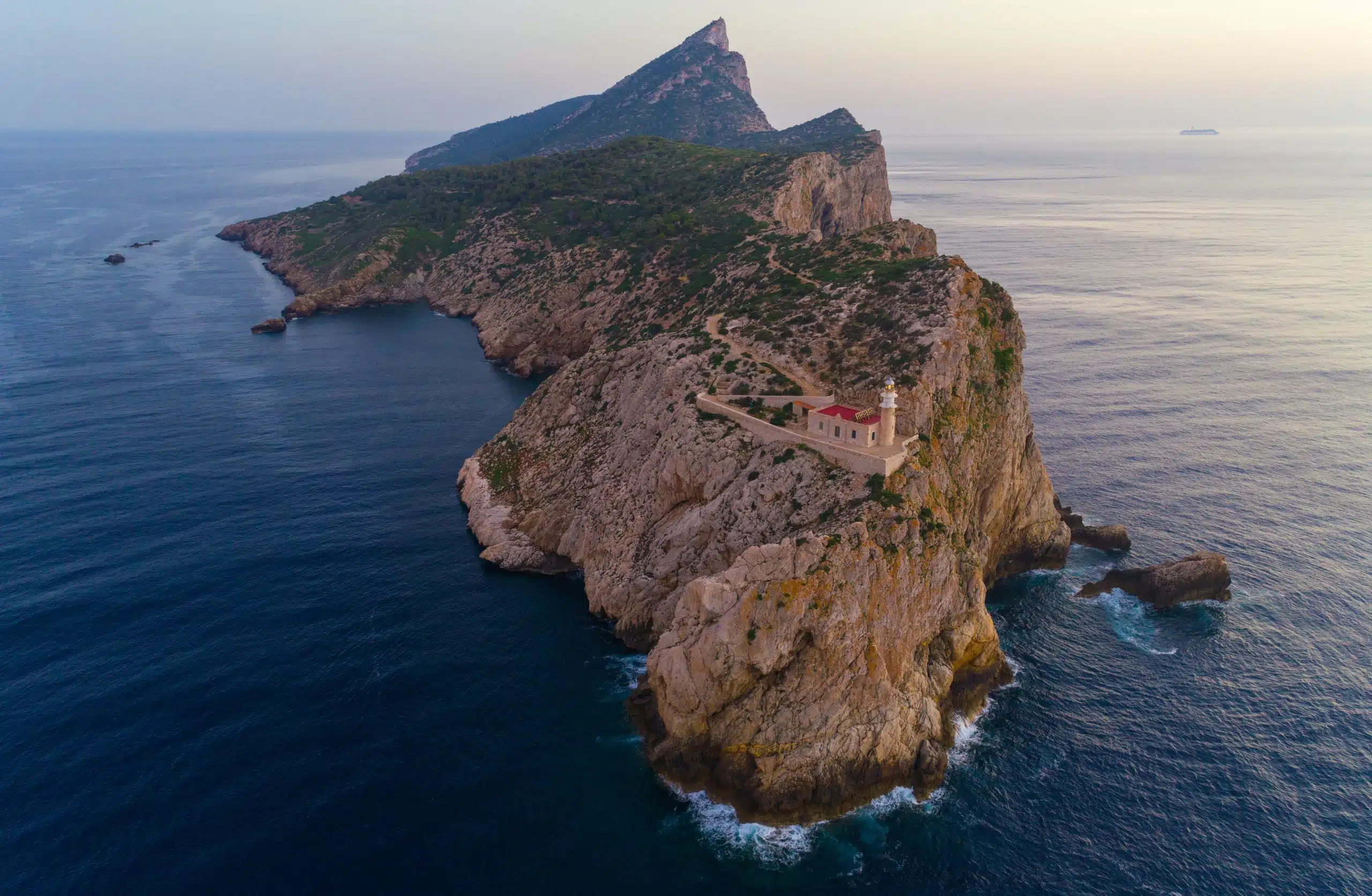 View,From,Above,Dragonera,Island,,Majorca.
