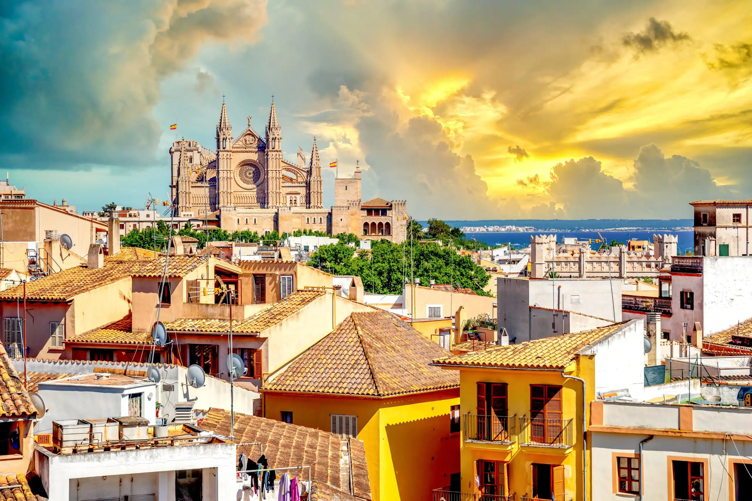 Cathedral,Of,Palma,De,Mallorca,,Spain